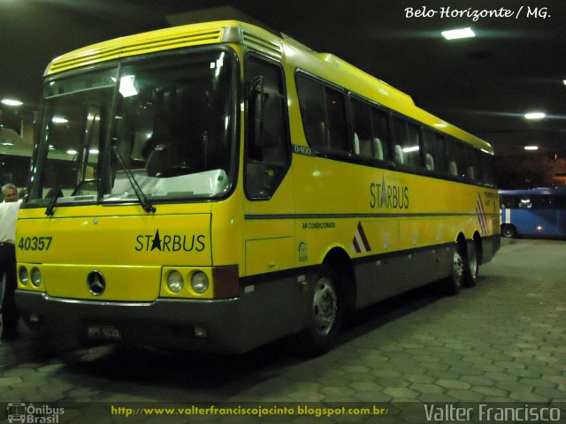 Viação Itapemirim 40357 na cidade de Belo Horizonte, Minas Gerais, Brasil, por Valter Francisco. ID da foto: 1245740.