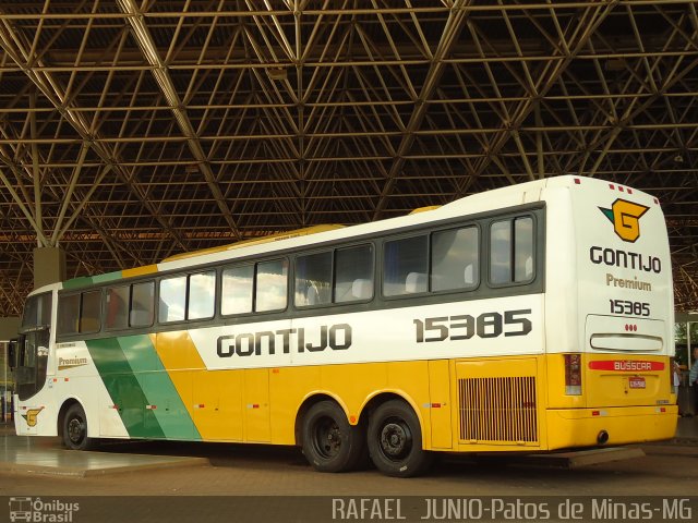 Empresa Gontijo de Transportes 15385 na cidade de Patos de Minas, Minas Gerais, Brasil, por RAFAEL  JUNIO FONSECA. ID da foto: 1245350.