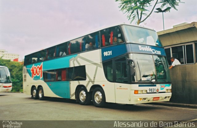 Auto Viação 1001 9831 na cidade de São Paulo, São Paulo, Brasil, por Alessandro de Bem Barros. ID da foto: 1245157.