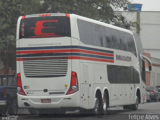 Expresso Embaixador 426 na cidade de Pelotas, Rio Grande do Sul, Brasil, por Felipe Alves. Número da foto: #1244705.