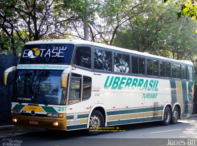 Uberbrasil Turismo 297 na cidade de Belo Horizonte, Minas Gerais, Brasil, por Jones Bh. Número da foto: #1244983.