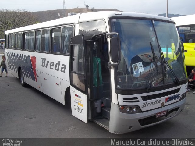 Breda Transportes e Serviços 2301 na cidade de Aparecida, São Paulo, Brasil, por Marcelo Candido de Oliveira. ID da foto: 1247687.