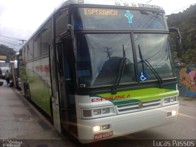 Auto Viação Esperança Campos 2040 na cidade de Petrópolis, Rio de Janeiro, Brasil, por Lucas Passos. Número da foto: #1247593.