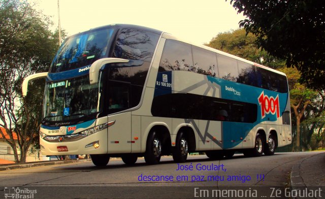 Auto Viação 1001 RJ 108.201 na cidade de São Paulo, São Paulo, Brasil, por Adems  Equipe 19. Número da foto: #1195933.