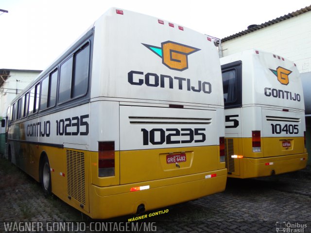 Empresa Gontijo de Transportes 10235 na cidade de Contagem, Minas Gerais, Brasil, por Wagner Gontijo Várzea da Palma-mg. Número da foto: #1195748.