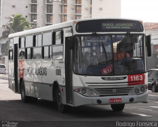 Real Alagoas de Viação 1163 na cidade de Maceió, Alagoas, Brasil, por Rodrigo Fonseca. Número da foto: #1196664.