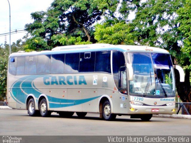 Viação Garcia 7790 na cidade de Maringá, Paraná, Brasil, por Victor Hugo Guedes Pereira. Número da foto: #1249110.