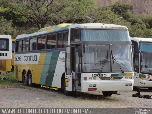 Empresa Gontijo de Transportes 15095 na cidade de Belo Horizonte, Minas Gerais, Brasil, por Wagner Gontijo Várzea da Palma-mg. ID da foto: 1249432.