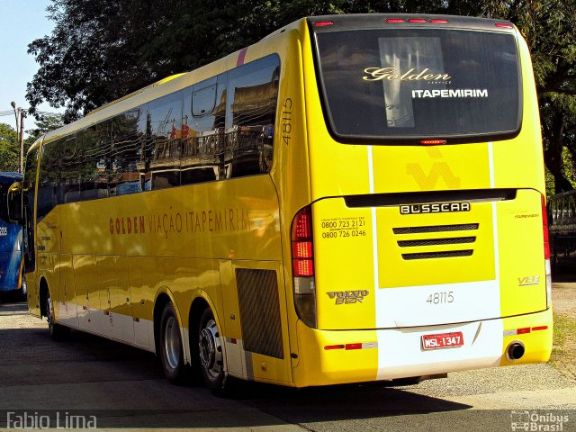 Viação Itapemirim 48115 na cidade de São Paulo, São Paulo, Brasil, por Fabio Lima. Número da foto: #1249966.