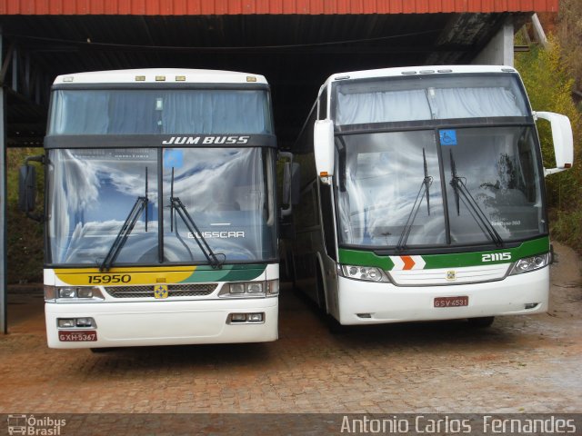 Empresa Gontijo de Transportes 15950 na cidade de João Monlevade, Minas Gerais, Brasil, por Antonio Carlos Fernandes. Número da foto: #1250851.