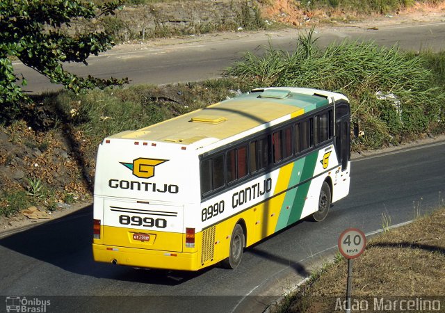 Empresa Gontijo de Transportes 8990 na cidade de Belo Horizonte, Minas Gerais, Brasil, por Adão Raimundo Marcelino. ID da foto: 1252145.