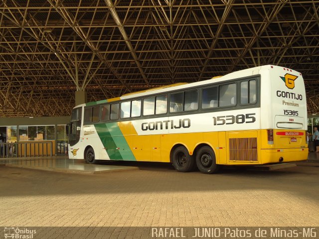 Empresa Gontijo de Transportes 15385 na cidade de Patos de Minas, Minas Gerais, Brasil, por RAFAEL  JUNIO FONSECA. Número da foto: #1251065.