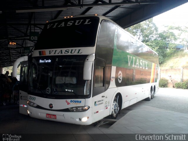 Viasul - Auto Viação Venâncio Aires 7000 na cidade de Santa Maria, Rio Grande do Sul, Brasil, por Cleverton Schmitt. ID da foto: 1252195.