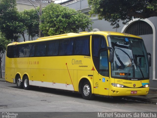 Viação Itapemirim 8871 na cidade de Rio de Janeiro, Rio de Janeiro, Brasil, por Michel Soares da Rocha. Número da foto: #1252023.