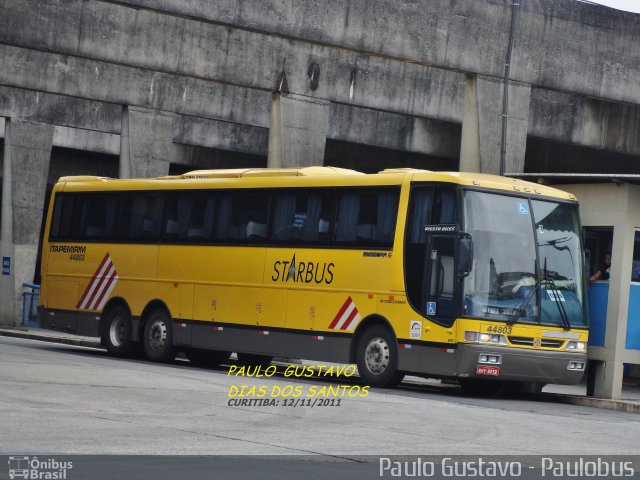 Viação Itapemirim 44803 na cidade de Curitiba, Paraná, Brasil, por Paulo Gustavo. ID da foto: 1251895.