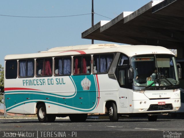 Empresa Expresso Princesa do Sul 176 na cidade de Teresina, Piauí, Brasil, por João Victor. Número da foto: #1199054.
