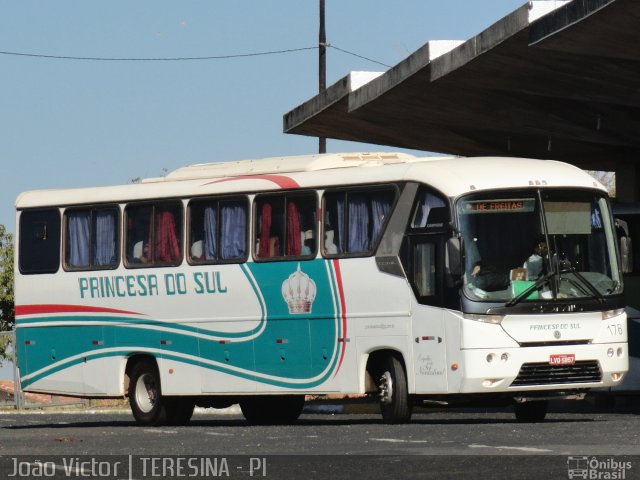 Empresa Expresso Princesa do Sul 176 na cidade de Teresina, Piauí, Brasil, por João Victor. ID da foto: 1199054.