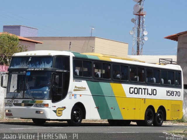 Empresa Gontijo de Transportes 15870 na cidade de Teresina, Piauí, Brasil, por João Victor. Número da foto: #1199081.