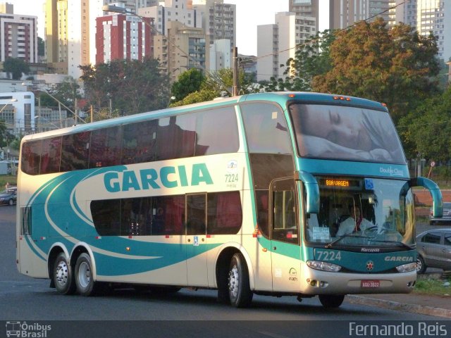 Viação Garcia 7224 na cidade de Ribeirão Preto, São Paulo, Brasil, por Fernando Reis. Número da foto: #1198337.