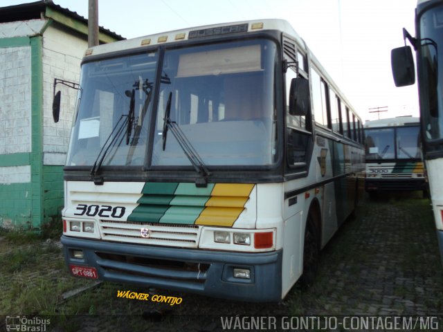 Empresa Gontijo de Transportes 3020 na cidade de Contagem, Minas Gerais, Brasil, por Wagner Gontijo Várzea da Palma-mg. ID da foto: 1197856.