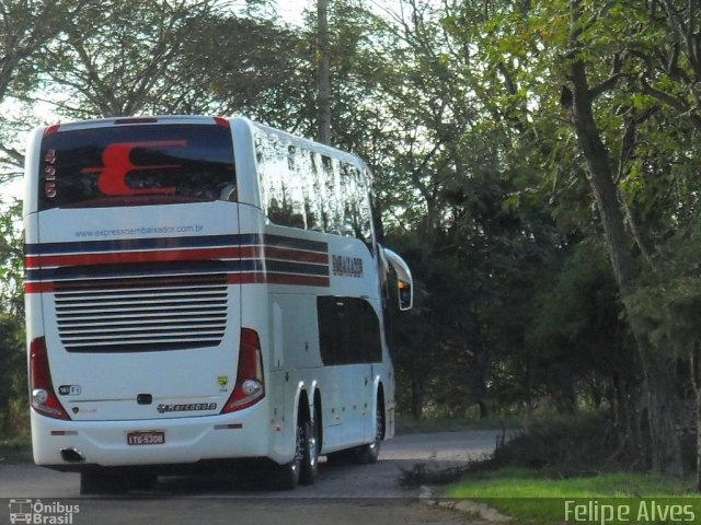 Expresso Embaixador 425 na cidade de Pelotas, Rio Grande do Sul, Brasil, por Felipe Alves. ID da foto: 1200787.