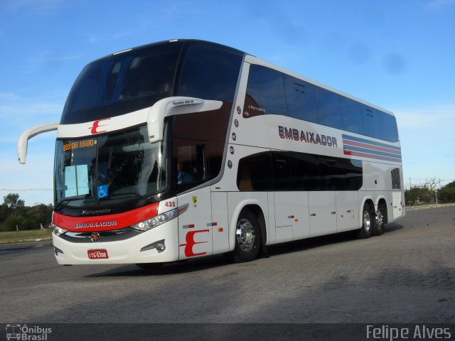 Expresso Embaixador 425 na cidade de Pelotas, Rio Grande do Sul, Brasil, por Felipe Alves. Número da foto: #1200917.