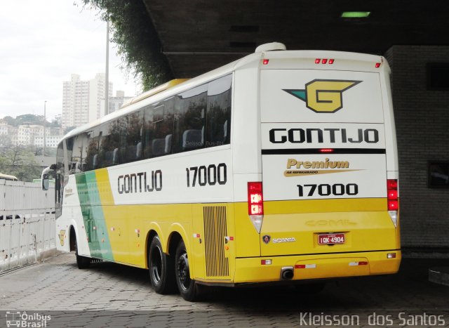 Empresa Gontijo de Transportes 17000 na cidade de Belo Horizonte, Minas Gerais, Brasil, por Kleisson  dos Santos. Número da foto: #1200004.