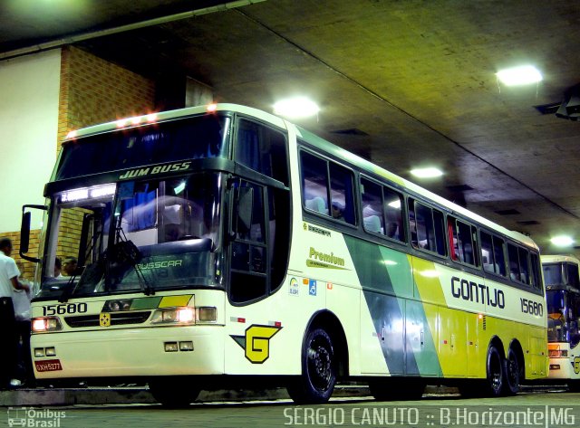 Empresa Gontijo de Transportes 15680 na cidade de Belo Horizonte, Minas Gerais, Brasil, por Sérgio Augusto Braga Canuto. ID da foto: 1201064.