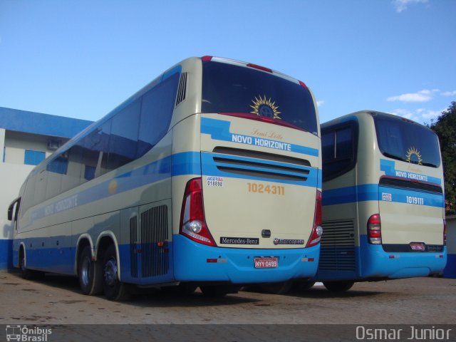 Viação Novo Horizonte 1024311 na cidade de Barreiras, Bahia, Brasil, por Osmar Junior. ID da foto: 1201608.