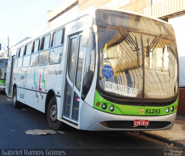 Viação Piracema de Transportes 81293 na cidade de Piracicaba, São Paulo, Brasil, por Gabriel Ramos Gomes. Número da foto: #1202930.
