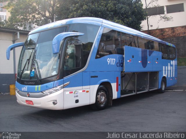 UTIL - União Transporte Interestadual de Luxo 9117 na cidade de Belo Horizonte, Minas Gerais, Brasil, por Julio Cesar Lacerda Ribeiro. Número da foto: #1203780.