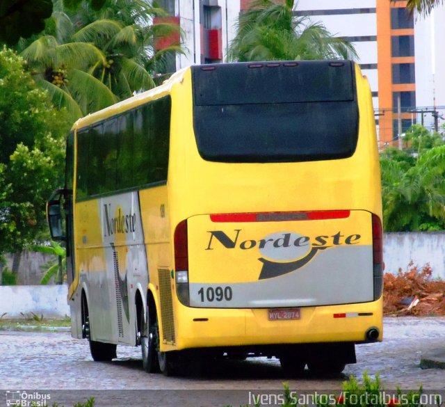 Viação Nordeste 1090 na cidade de Fortaleza, Ceará, Brasil, por Ivam Santos. Número da foto: #1204122.