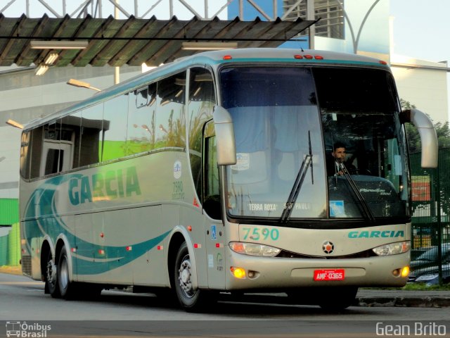 Viação Garcia 7590 na cidade de São Paulo, São Paulo, Brasil, por Gean Brito. Número da foto: #1204146.