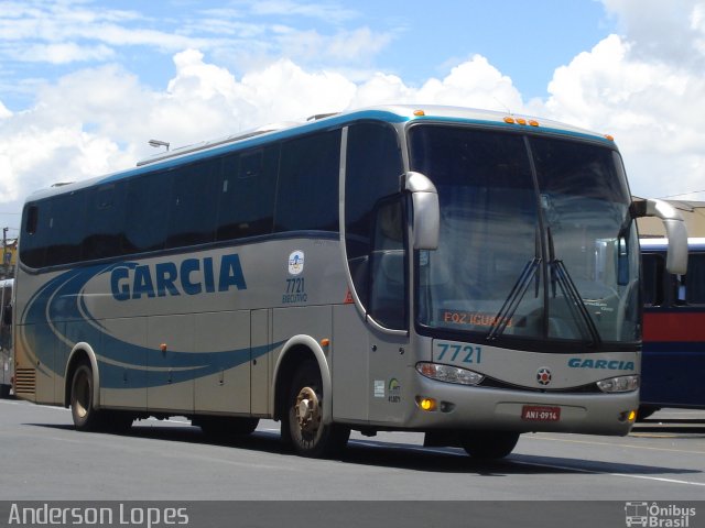 Viação Garcia 7721 na cidade de Piracicaba, São Paulo, Brasil, por Anderson Lopes. ID da foto: 1206332.