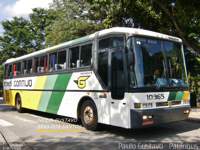 Empresa Gontijo de Transportes 10365 na cidade de São Paulo, São Paulo, Brasil, por Paulo Gustavo. ID da foto: 1206012.