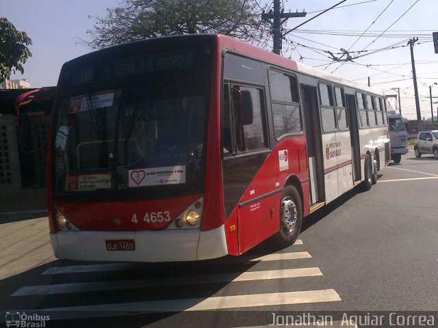 Nova Aliança  4 > Empresa de Transportes Novo Horizonte 4 4653 na cidade de São Paulo, São Paulo, Brasil, por Jonathan  Aguiar Correa. Número da foto: #1209253.