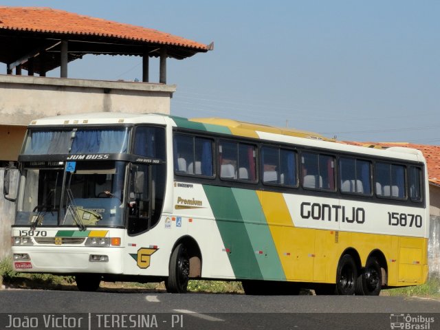 Empresa Gontijo de Transportes 15870 na cidade de Teresina, Piauí, Brasil, por João Victor. Número da foto: #1208596.