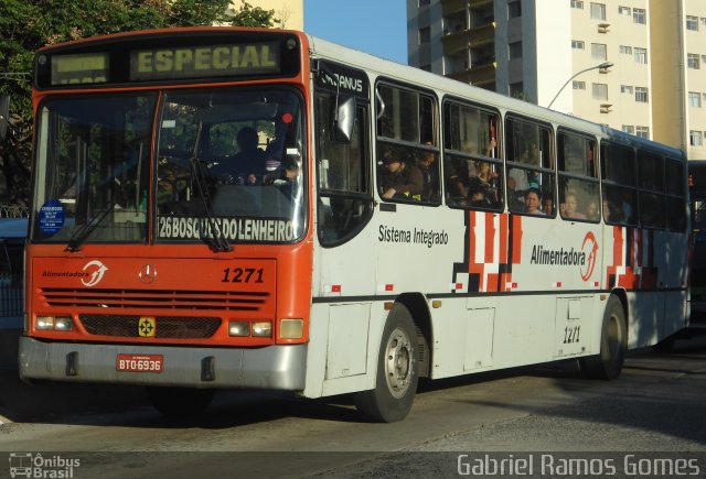 Viação Millenium 1271 na cidade de Piracicaba, São Paulo, Brasil, por Gabriel Ramos Gomes. Número da foto: #1208594.