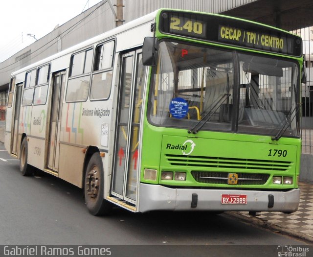 Empresa Auto Ônibus Paulicéia 1790 na cidade de Piracicaba, São Paulo, Brasil, por Gabriel Ramos Gomes. ID da foto: 1208624.