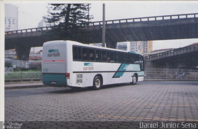 Santa Fé Transportes 030 na cidade de Belo Horizonte, Minas Gerais, Brasil, por Daniel Junior Sena. ID da foto: 1208297.