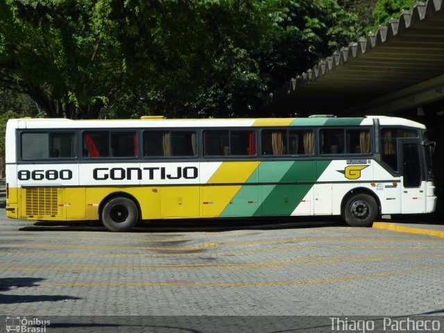 Empresa Gontijo de Transportes 8680 na cidade de Belo Horizonte, Minas Gerais, Brasil, por Thiago  Pacheco. ID da foto: 1208723.