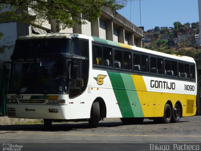 Empresa Gontijo de Transportes 11090 na cidade de Belo Horizonte, Minas Gerais, Brasil, por Thiago  Pacheco. Número da foto: #1208455.