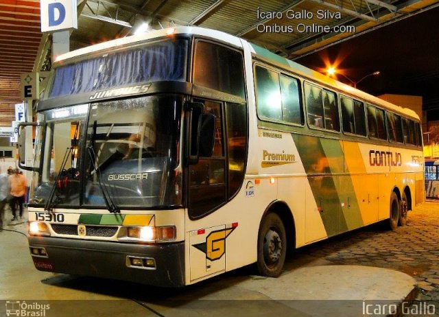 Empresa Gontijo de Transportes 15310 na cidade de Ipatinga, Minas Gerais, Brasil, por Wanderson Vinícius Amorim. Número da foto: #1208497.