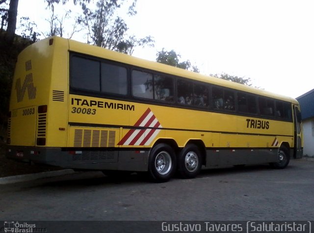 Viação Itapemirim 30083 na cidade de Queluz, São Paulo, Brasil, por Gustavo Tavares. Número da foto: #1253900.