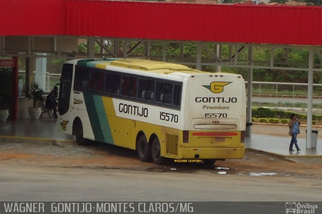 Empresa Gontijo de Transportes 15570 na cidade de Montes Claros, Minas Gerais, Brasil, por Wágner  Gontijo. ID da foto: 1253416.