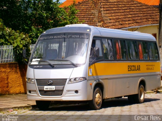 Prefeitura Municipal de Nova União 6869 na cidade de Nova União, Minas Gerais, Brasil, por César Ônibus. ID da foto: 1253792.