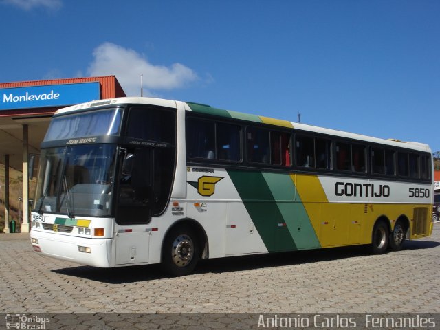 Empresa Gontijo de Transportes 5850 na cidade de João Monlevade, Minas Gerais, Brasil, por Antonio Carlos Fernandes. Número da foto: #1253616.