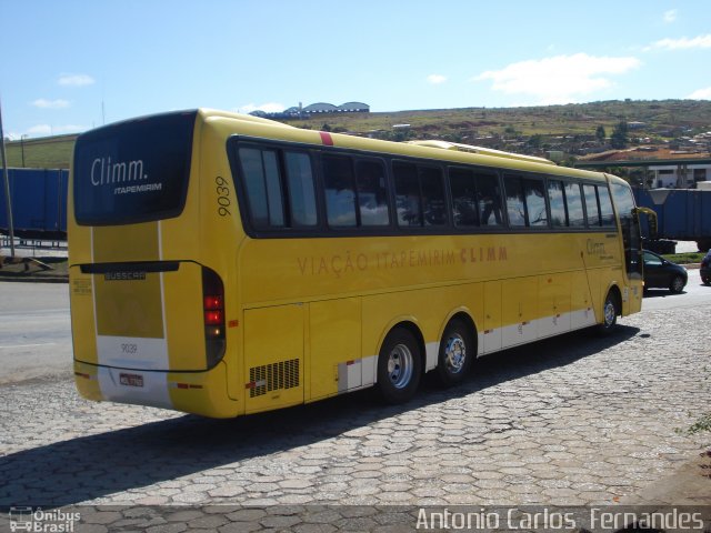 Viação Itapemirim 9039 na cidade de João Monlevade, Minas Gerais, Brasil, por Antonio Carlos Fernandes. ID da foto: 1271614.