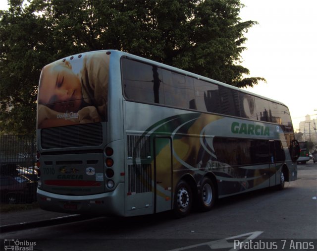 Viação Garcia 7010 na cidade de São Paulo, São Paulo, Brasil, por Cristiano Soares da Silva. ID da foto: 1273245.