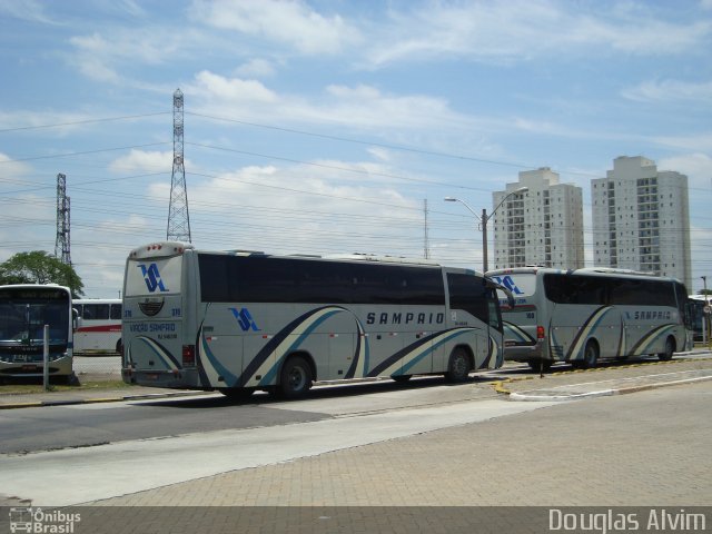 Viação Sampaio 370 na cidade de São José dos Campos, São Paulo, Brasil, por Douglas Alvim. Número da foto: #1272762.